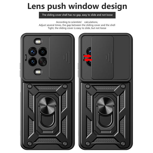 Deksel for Huawei nova 14 Pro, Techsuit, CamShield, Blå