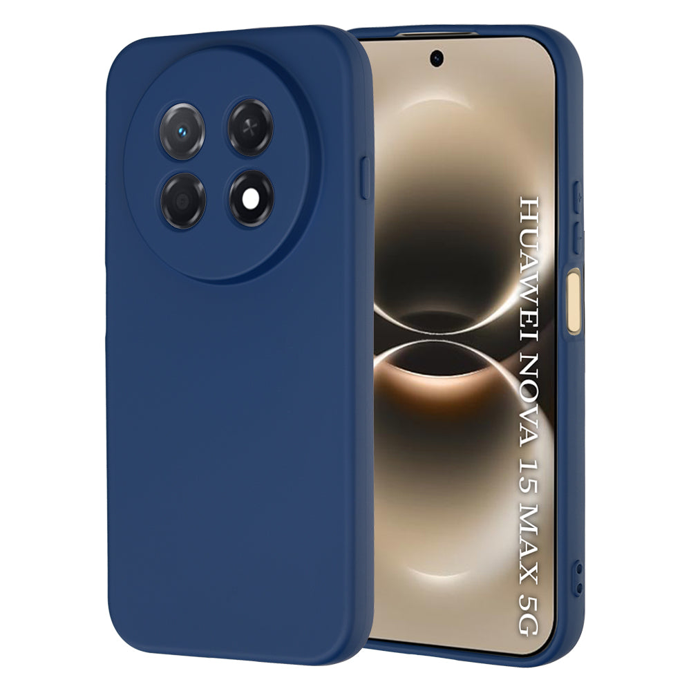 Deksel til Huawei nova 15 Max, Techsuit, SoftFlex, Marineblå