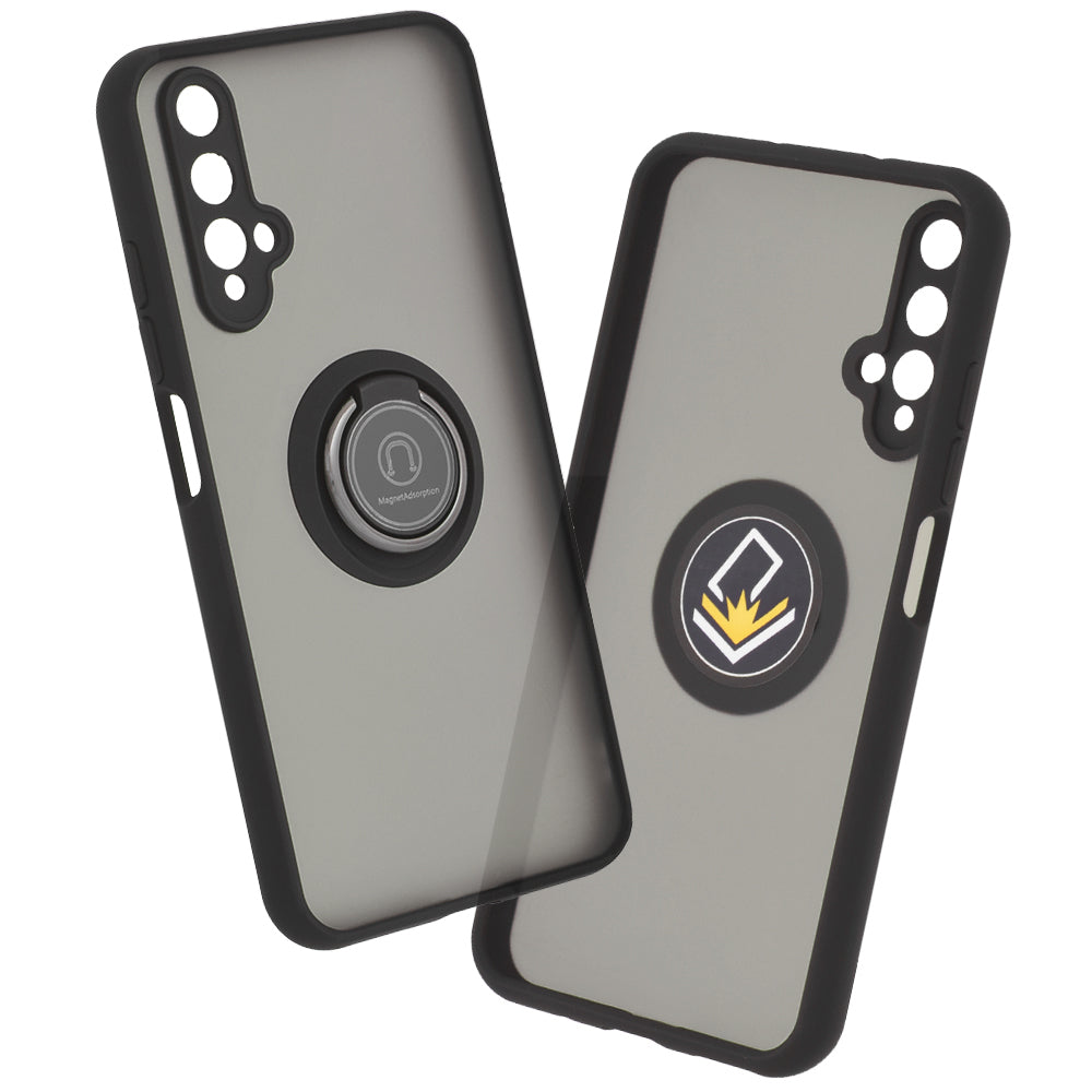 Deksel for Huawei nova 5T / Honor 20, Techsuit, Glinth, Svart