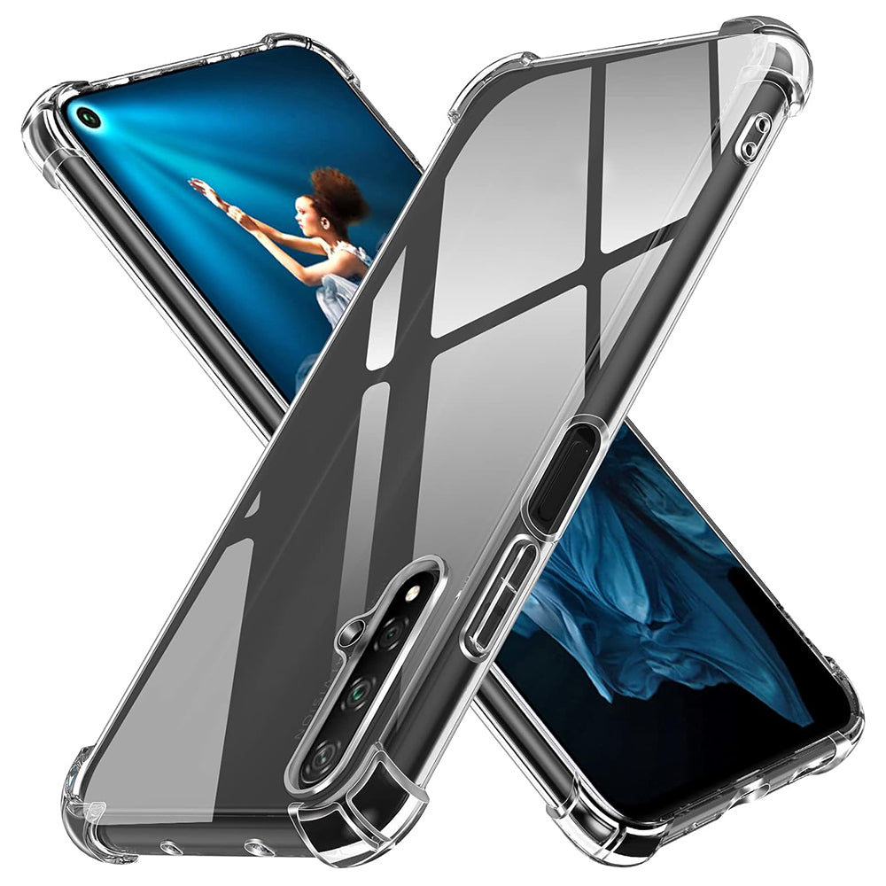 Deksel til Huawei nova 5T / Honor 20, Techsuit, støtsikker klar, gjennomsiktig