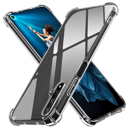 Deksel til Huawei nova 5T / Honor 20, Techsuit, støtsikker klar, gjennomsiktig