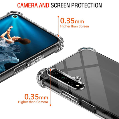 Deksel til Huawei nova 5T / Honor 20, Techsuit, støtsikker klar, gjennomsiktig