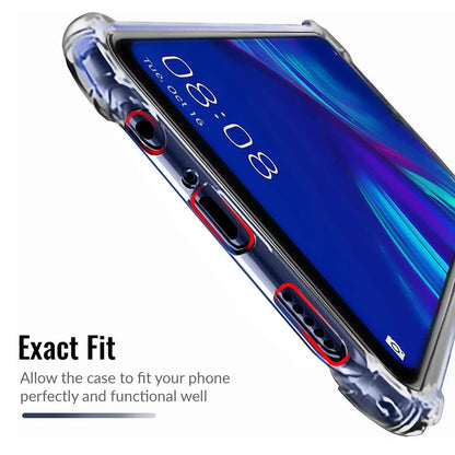 Deksel til Huawei P Smart (2019), Techsuit, Støtsikker Klar, Transparent