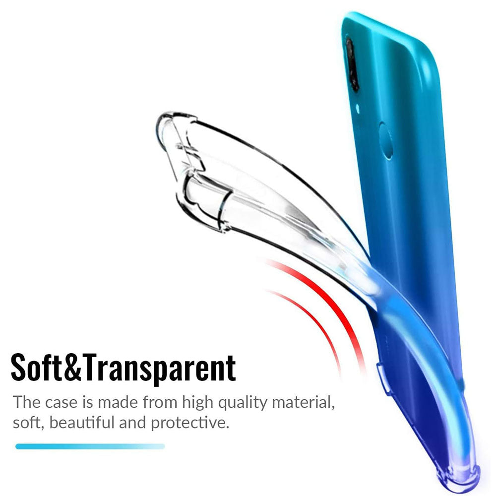 Deksel til Huawei P Smart (2019), Techsuit, Støtsikker Klar, Transparent