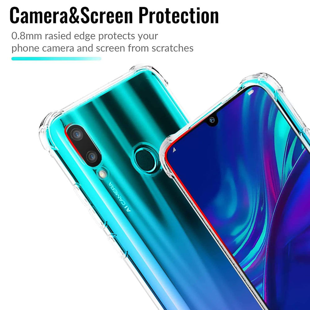 Deksel til Huawei P Smart (2019), Techsuit, Støtsikker Klar, Transparent