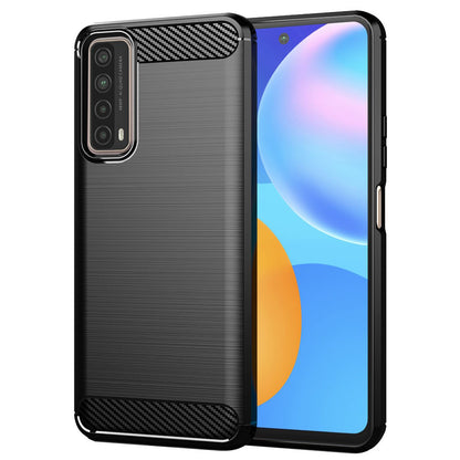 Deksel til Huawei P smart 2021, Techsuit, Karbon, Svart