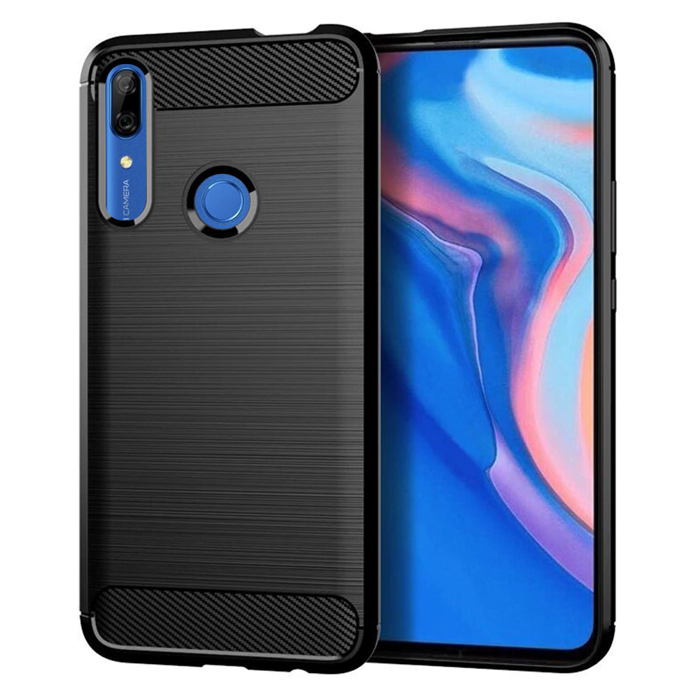 Deksel til Huawei P Smart Z, Techsuit, Karbon, Svart