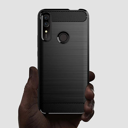 Deksel til Huawei P Smart Z, Techsuit, Karbon, Svart