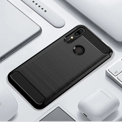 Deksel til Huawei P Smart Z, Techsuit, Karbon, Svart