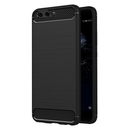 Deksel til Huawei P10 Plus, Techsuit, Karbon, Svart