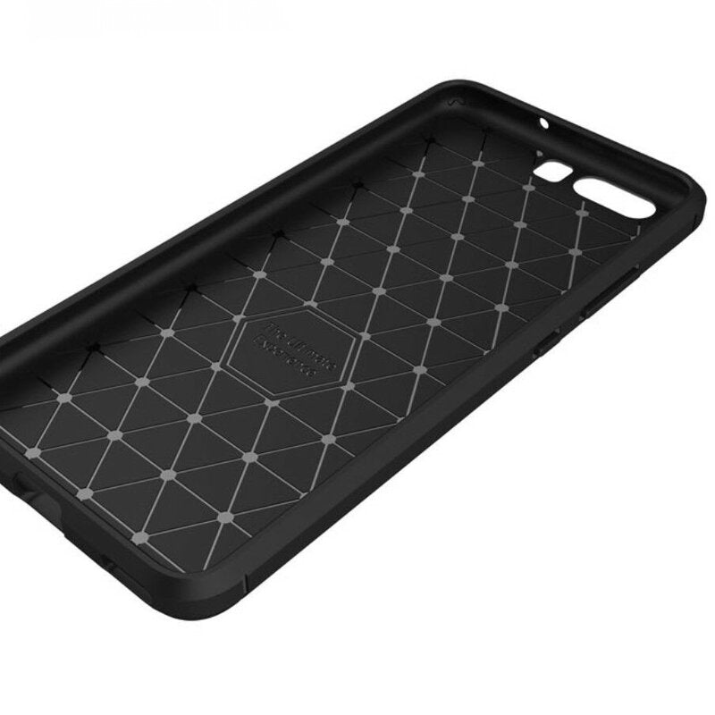 Deksel til Huawei P10 Plus, Techsuit, Karbon, Svart