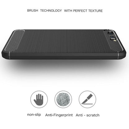 Deksel til Huawei P10, Techsuit, Karbon, Svart