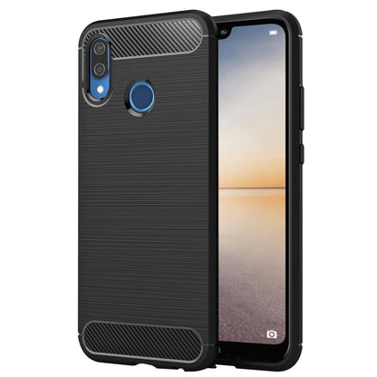 Deksel til Huawei P20 Lite, Techsuit, Karbon, Svart