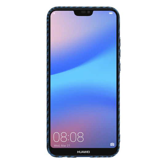 Deksel for Huawei P20 Lite, Techsuit, Carbonite FiberShell, Turkis