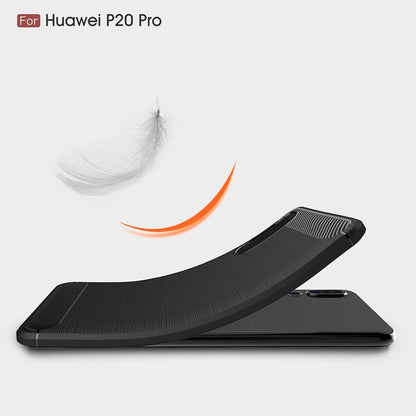 Deksel til Huawei P20 Pro, Techsuit, Karbon, Svart