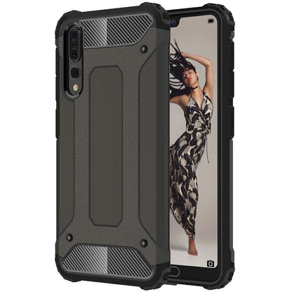 Deksel til Huawei P20 Pro, Techsuit, Hybrid Armor, Svart