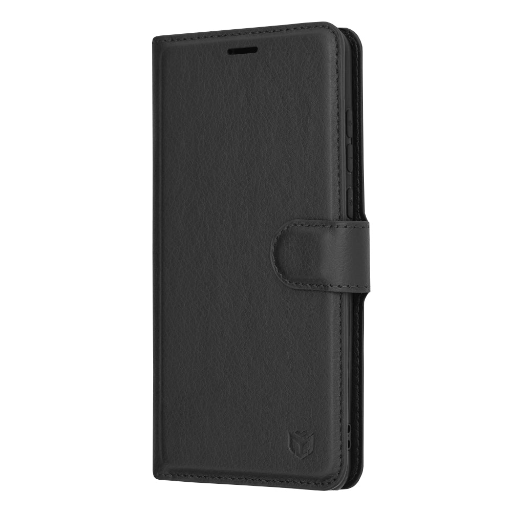 Deksel for Huawei P20 Pro, Techsuit, Leather Folio, Svart