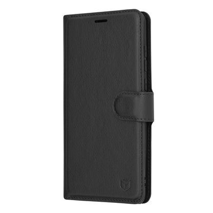 Deksel for Huawei P20 Pro, Techsuit, Leather Folio, Svart