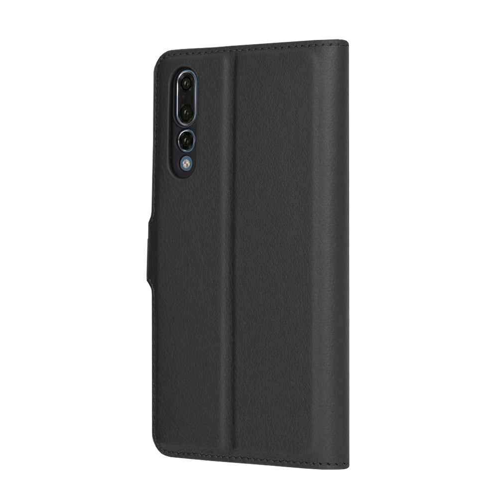 Deksel for Huawei P20 Pro, Techsuit, Leather Folio, Svart