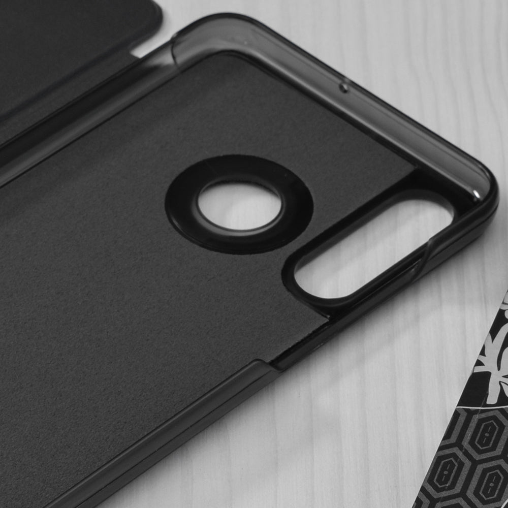 Deksel for Huawei P30 lite New Edition / P30 lite, Techsuit, eFold, Svart
