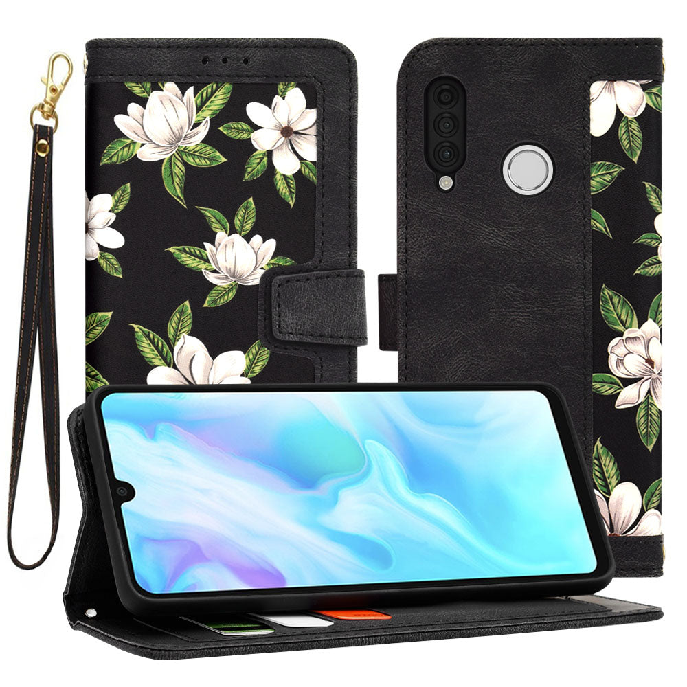 Deksel for Huawei P30 lite New Edition / P30 lite, Techsuit, FlipCraft, Svart