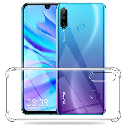 Deksel for Huawei P30 lite New Edition / P30 lite, Techsuit, Støtsikker Klar, Transparent