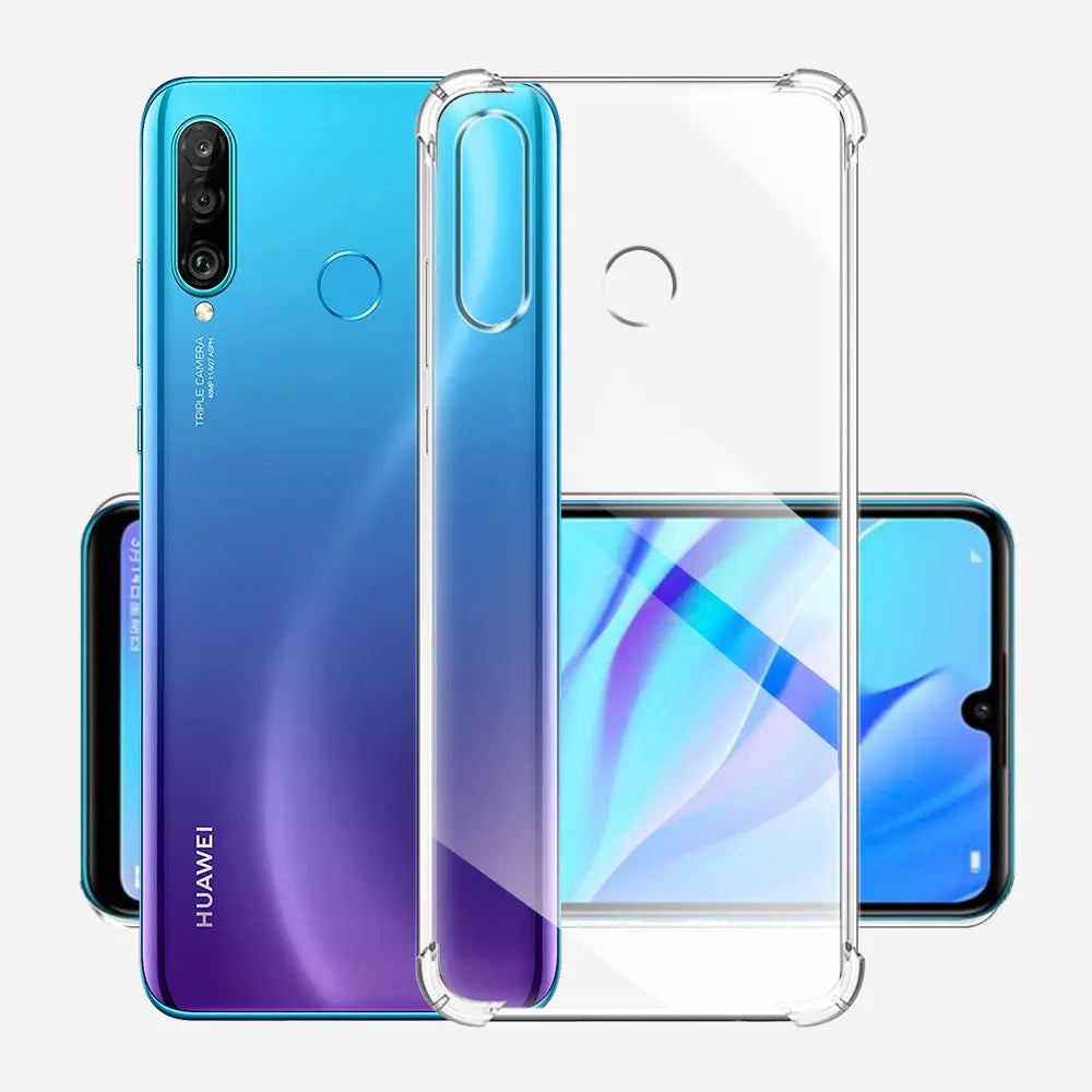 Deksel for Huawei P30 lite New Edition / P30 lite, Techsuit, Støtsikker Klar, Transparent