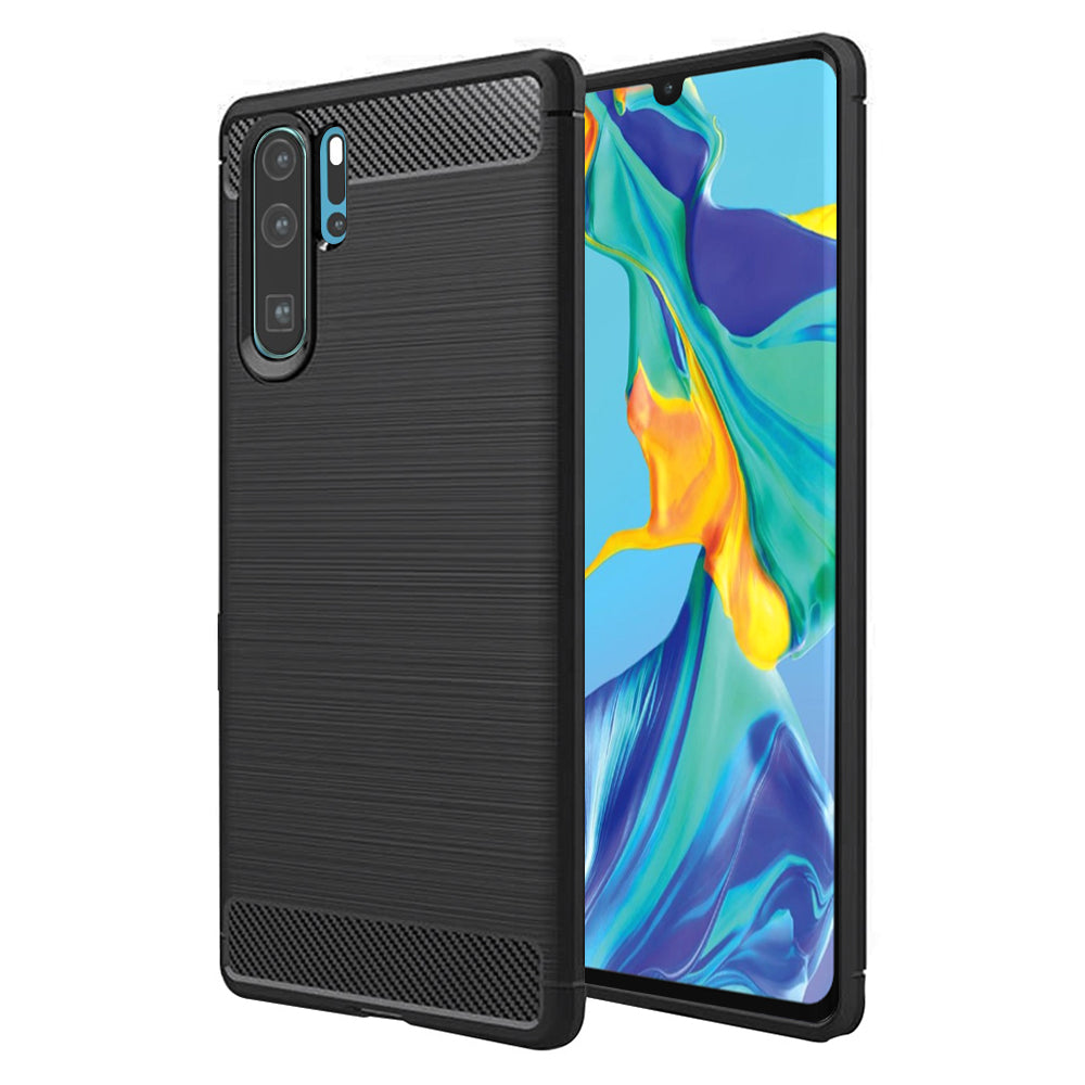 Deksel til Huawei P30 Pro New Edition / P30 Pro, Techsuit, Karbon, Svart