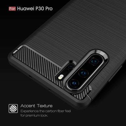 Deksel til Huawei P30 Pro New Edition / P30 Pro, Techsuit, Karbon, Svart