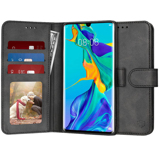 Deksel for Huawei P30 Pro New Edition / P30 Pro, Techsuit, Diary Book, Svart