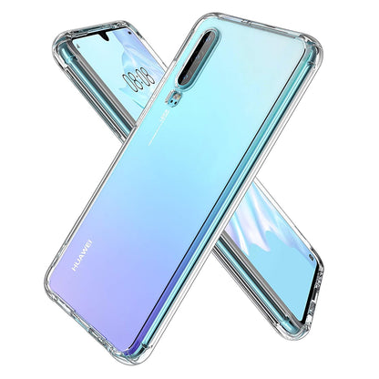 Deksel for Huawei P30, Techsuit, Støtsikker Klar, Transparent