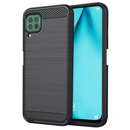 Deksel til Huawei P40 lite 4G, Techsuit, Karbon, Svart