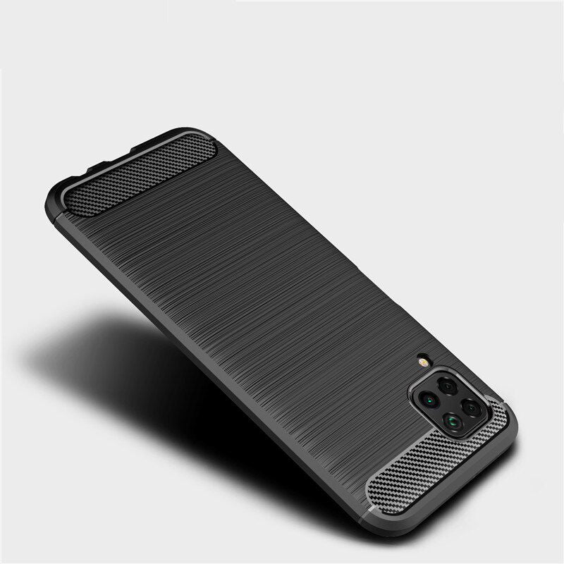 Deksel til Huawei P40 lite 4G, Techsuit, Karbon, Svart