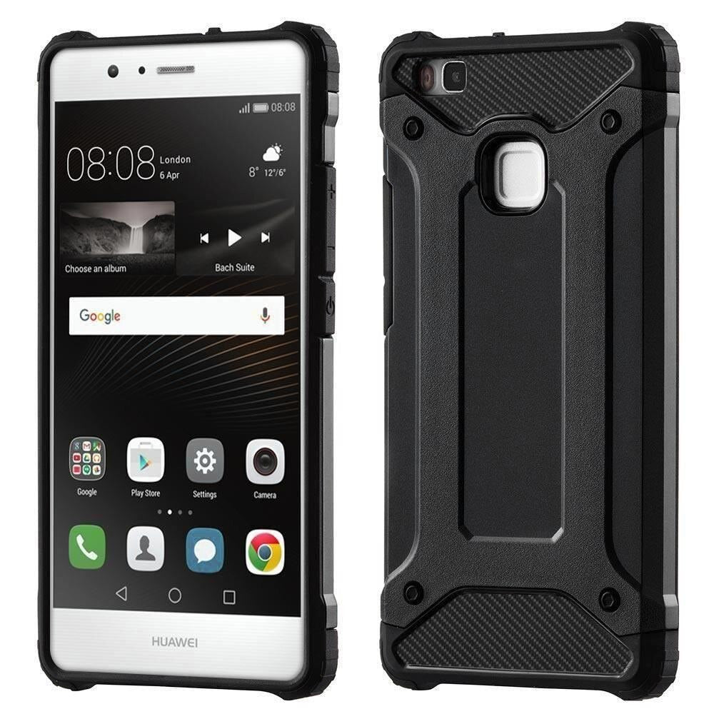 Deksel til Huawei P9 lite (2016), Techsuit, Hybrid Armor, Svart