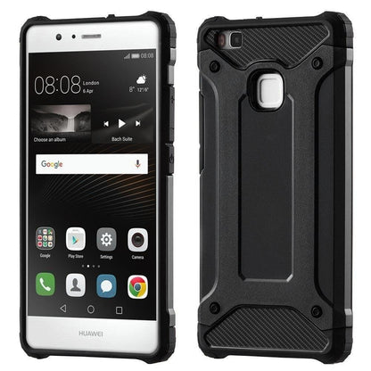 Deksel til Huawei P9 lite (2016), Techsuit, Hybrid Armor, Svart