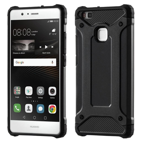Deksel til Huawei P9 lite (2016), Techsuit, Hybrid Armor, Svart