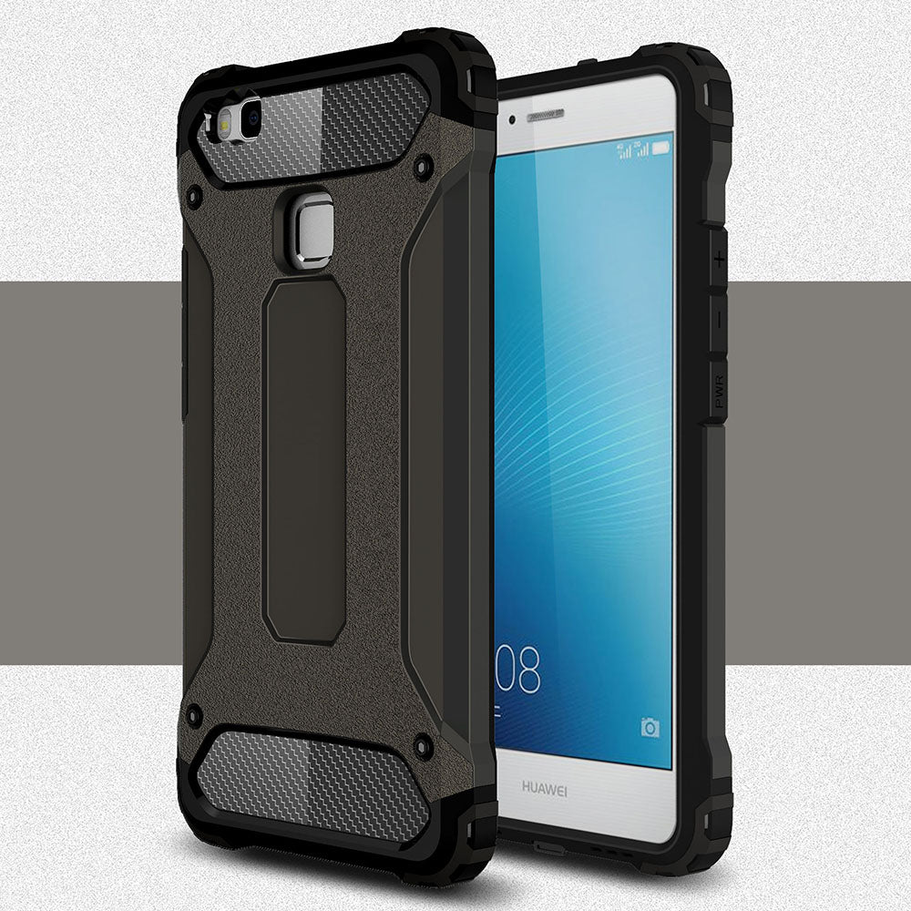 Deksel til Huawei P9 lite (2016), Techsuit, Hybrid Armor, Svart