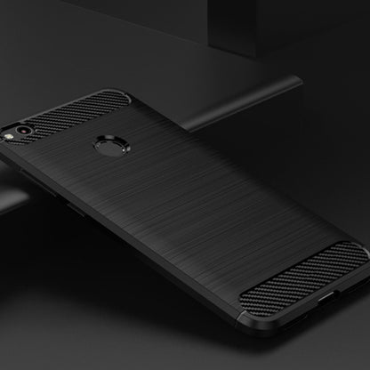 Deksel til Huawei P9 Lite (2017) / P8 Lite (2017), Techsuit, Karbon, Svart