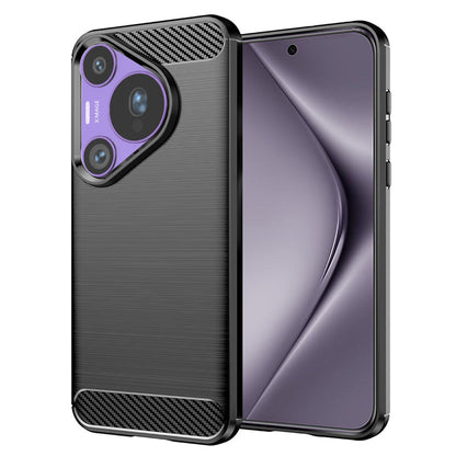 Deksel til Huawei Pura 70 Pro, Techsuit, Karbon, Svart