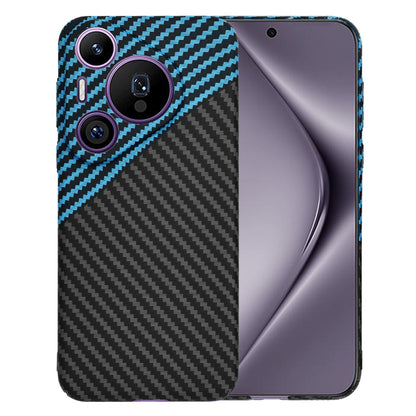Deksel til Huawei Pura 70 Pro, Techsuit, Carbonite FiberShell, Svart Bleu