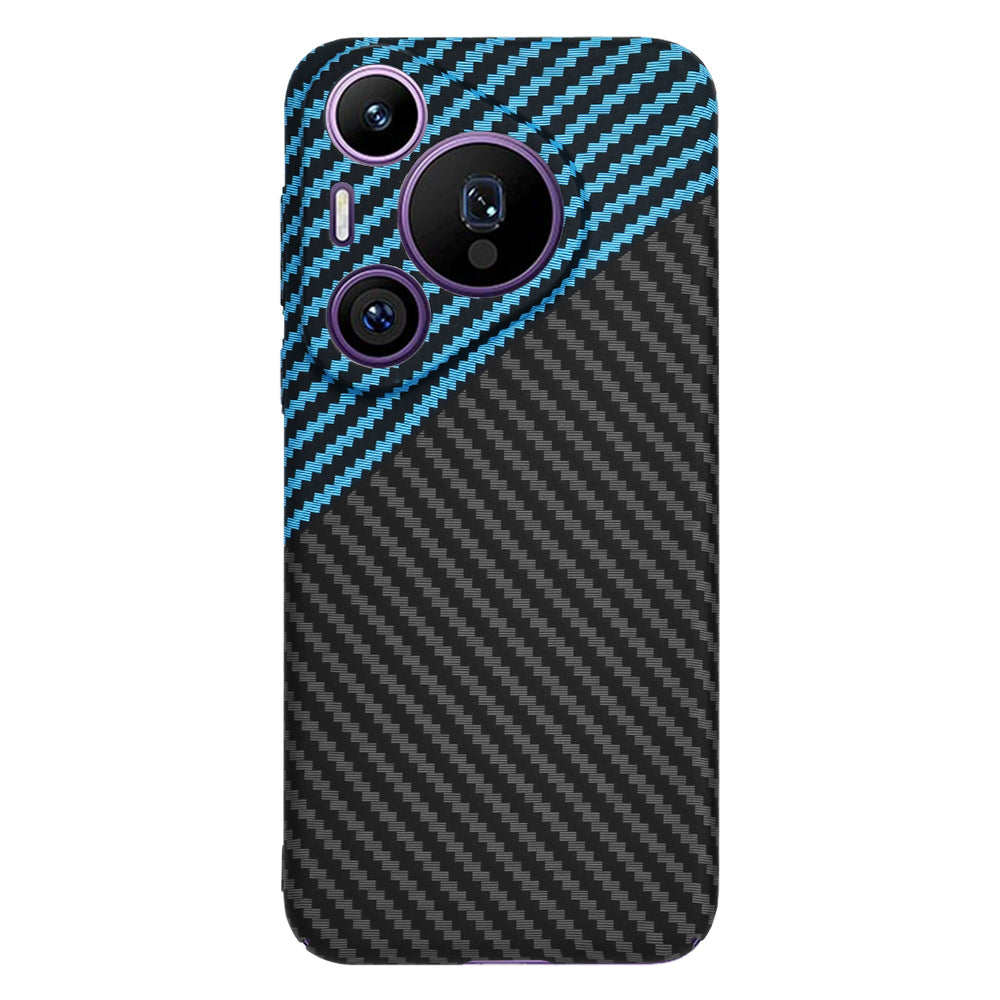 Deksel til Huawei Pura 70 Pro, Techsuit, Carbonite FiberShell, Svart Bleu