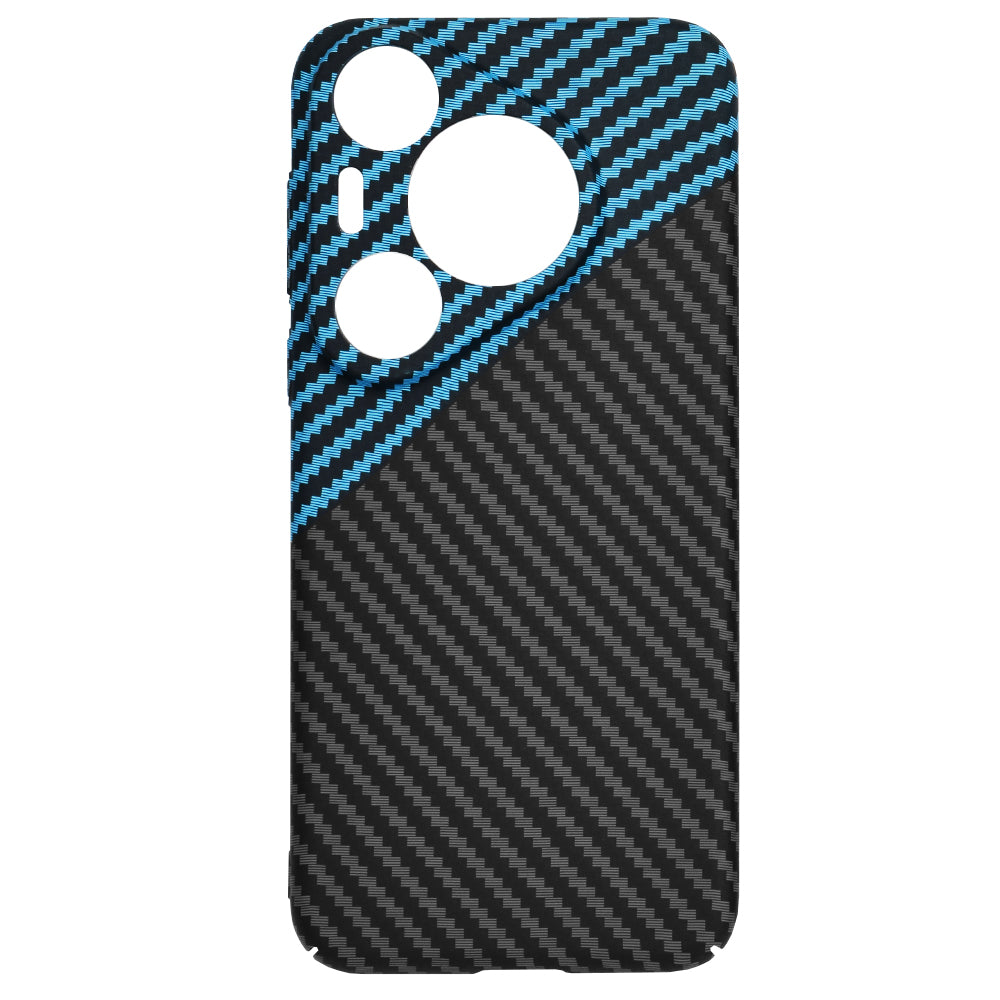 Deksel til Huawei Pura 70 Pro, Techsuit, Carbonite FiberShell, Svart Bleu