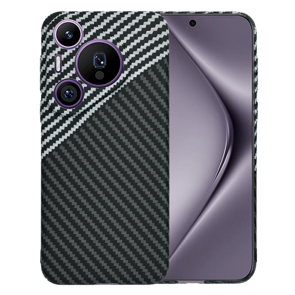 Deksel til Huawei Pura 70 Pro, Techsuit, Carbonite FiberShell, Svart Grå