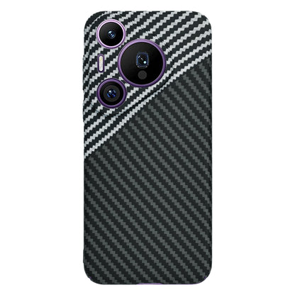 Deksel til Huawei Pura 70 Pro, Techsuit, Carbonite FiberShell, Svart Grå