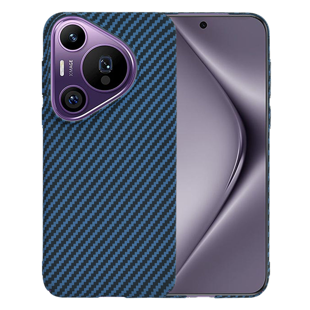 Deksel til Huawei Pura 70 Pro, Techsuit, Carbonite FiberShell, Turkis