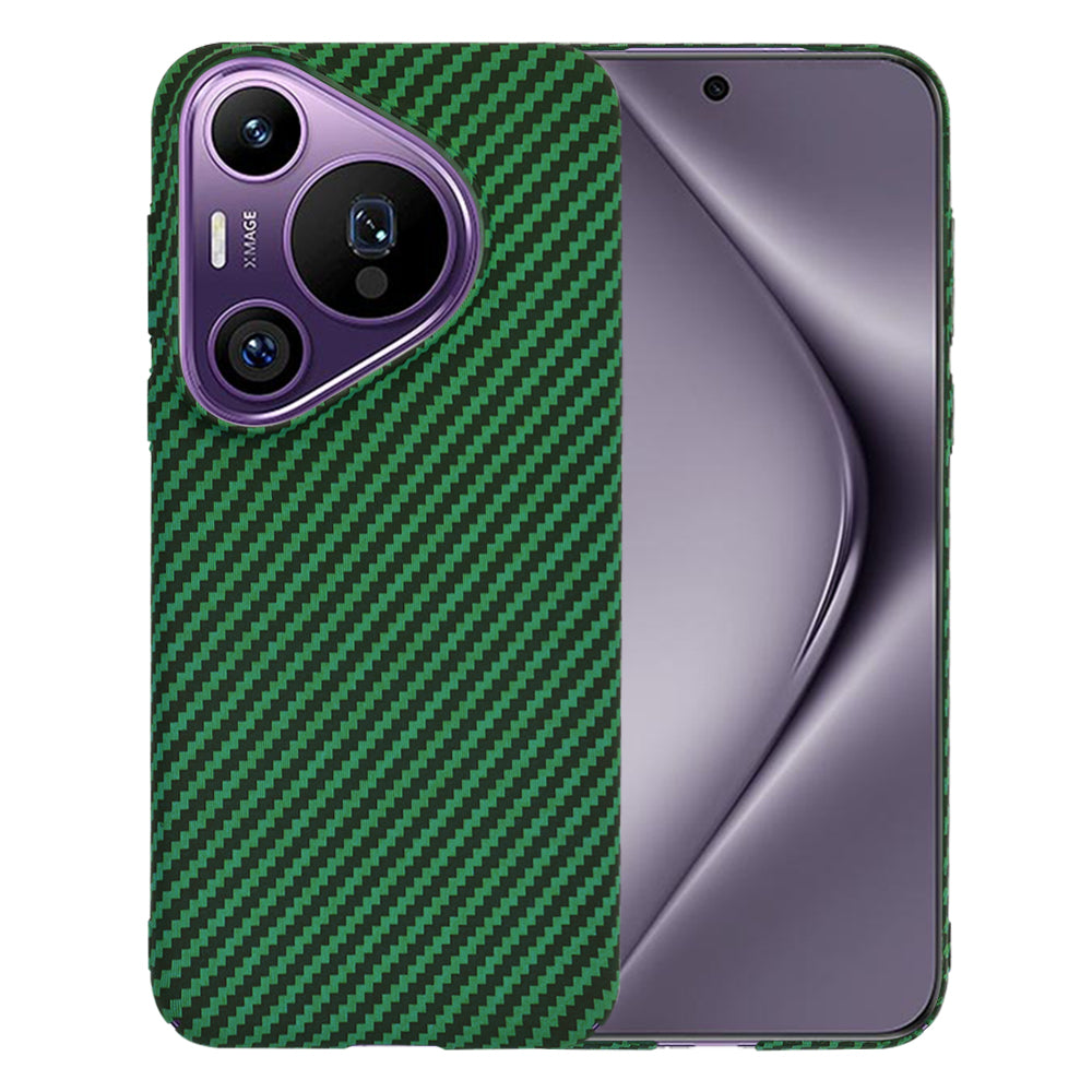Deksel til Huawei Pura 70 Pro, Techsuit, Carbonite FiberShell, Grønn