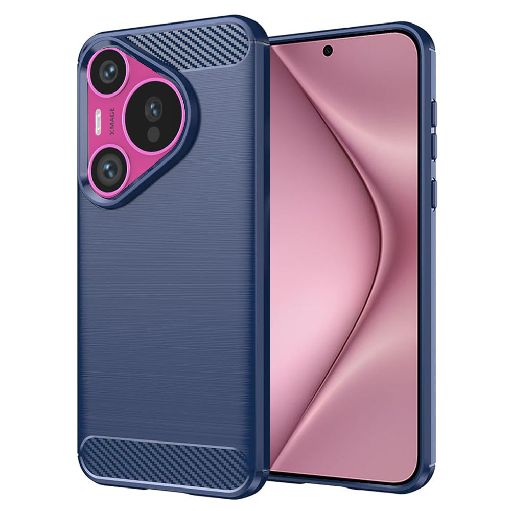 Deksel til Huawei Pura 70, Techsuit, Karbon, Blå