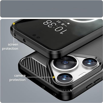 Deksel til Huawei Pura 70, Techsuit, Karbon, Svart
