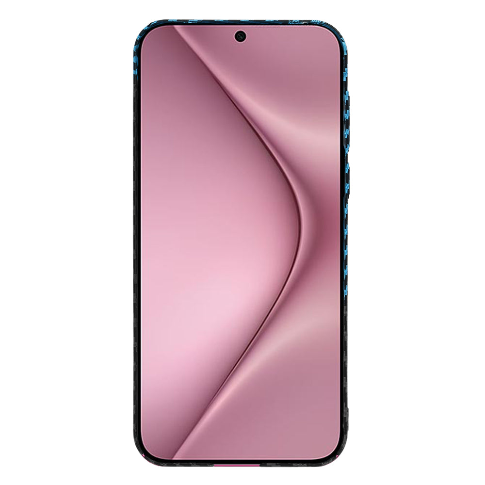 Deksel for Huawei Pura 70, Techsuit, Carbonite FiberShell, Svart Bleu