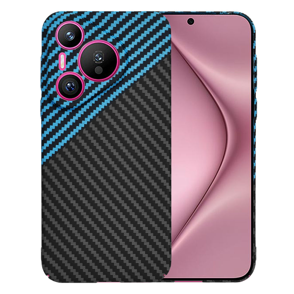 Deksel for Huawei Pura 70, Techsuit, Carbonite FiberShell, Svart Bleu